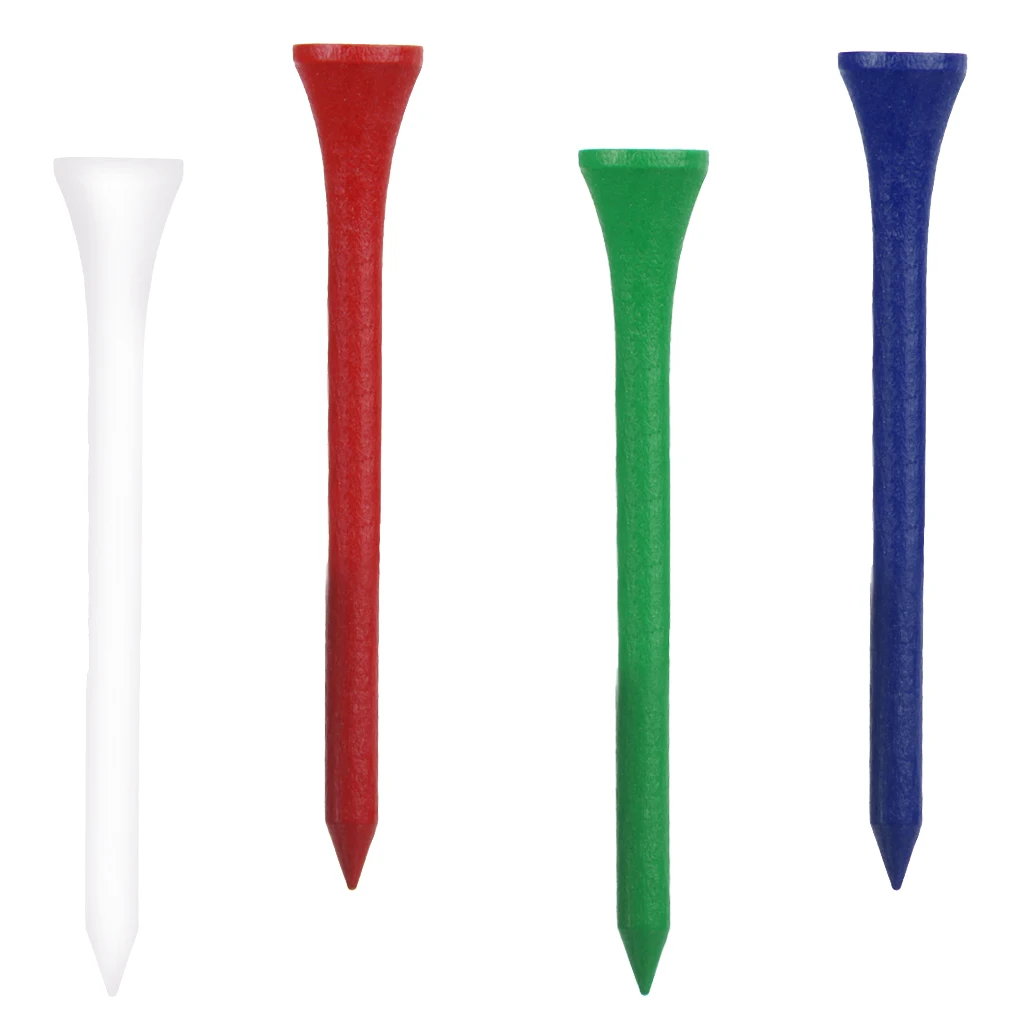 

300 шт много Профессиональный деревянный гольф футболки оптом 69 мм длинные смешанные цвета