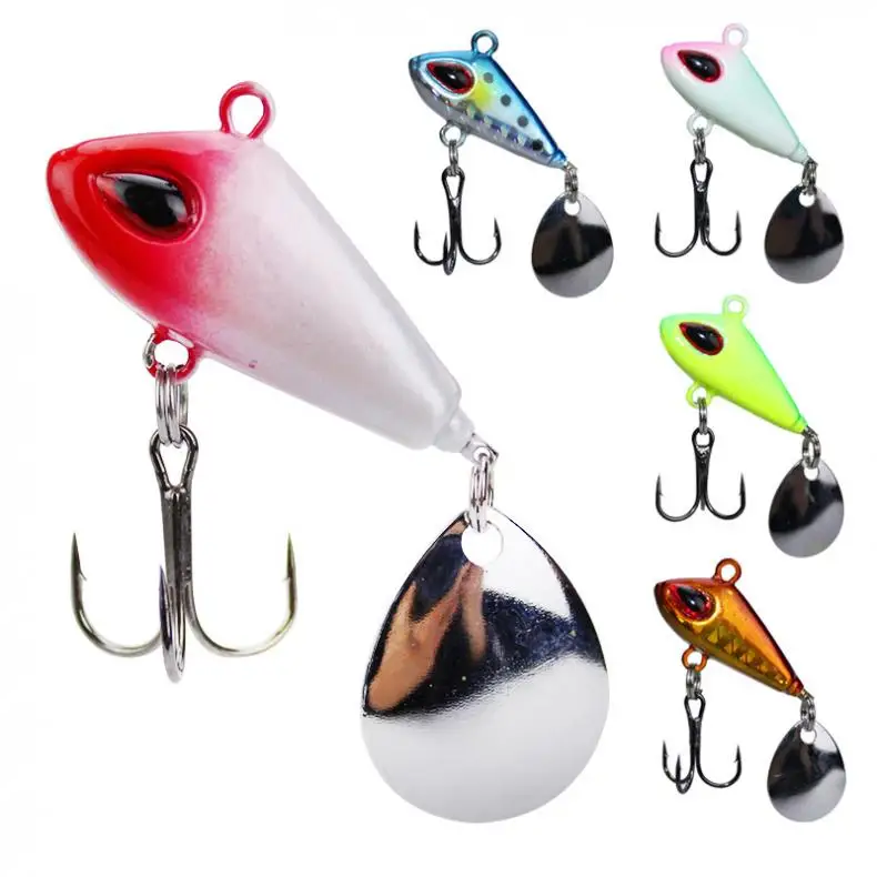 

Mini VIB Spoon Fishing Lures 20g 4cm Fishing Tackle Pin Crankbait Vibration Spinner Sinking Bait