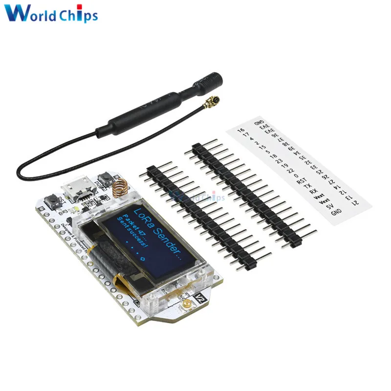 868 МГц 915 SX1276 ESP32 LoRa 0 96 дюйма синий OLED дисплей Bluetooth WIFI Lora Kit 32 модуля IOT макетная