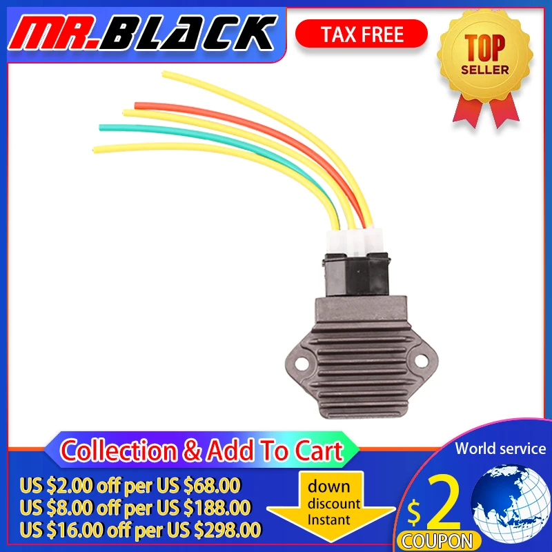 Регулятор напряжения для мотоцикла и велосипеда выпрямитель Honda CB400 VTEC CB1 CBR250 CBR400