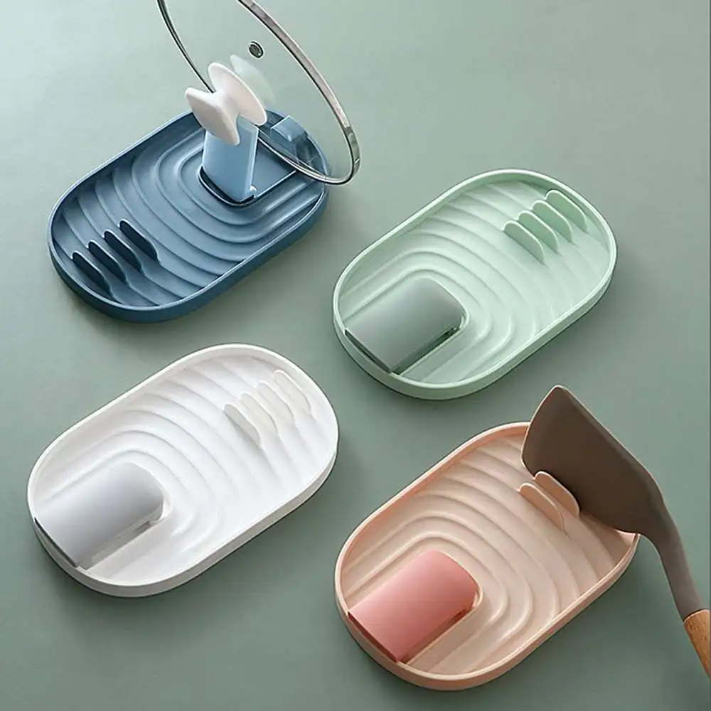 

1PC Kitchen Shelf Spoon Chopsticks Pot Multifunctional Holder Spatula Lid Rack Kitchen Utensils Storage Tool