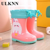 childrens rain boots boys antiskid galoshes baby cute cartoon kids private warm breathable waterproof outdoor shoes