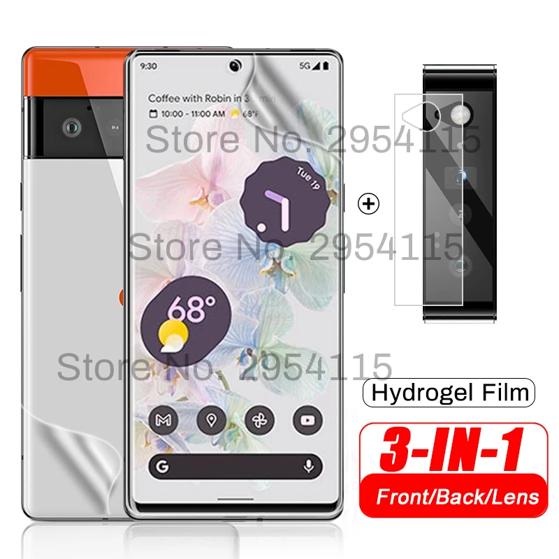 

Передняя защитная пленка для объектива Google Pixel 6 Pro Pixle 6Pro Pixel6 Pro