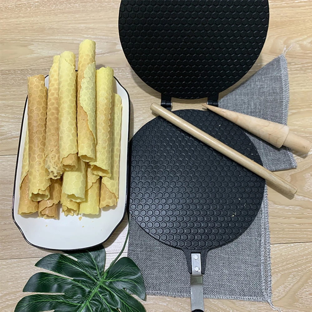 Egg Roll Mode Non-Stick Omelet Waffles For Baking Pan Cake Aluminium Alloy Bakeware Crispy Machine Mold Tool | Дом и сад