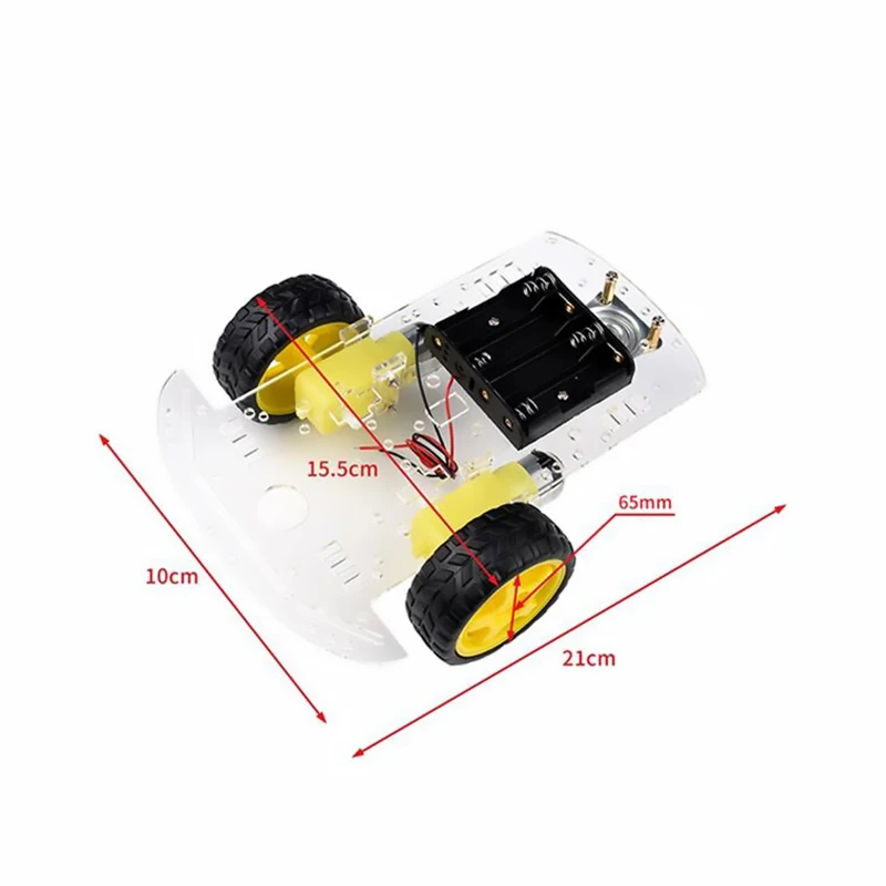 New Motor Smart Robot Car Chassis Kit Speed Encoder Battery Box 2WD For Arduino | Электронные компоненты и