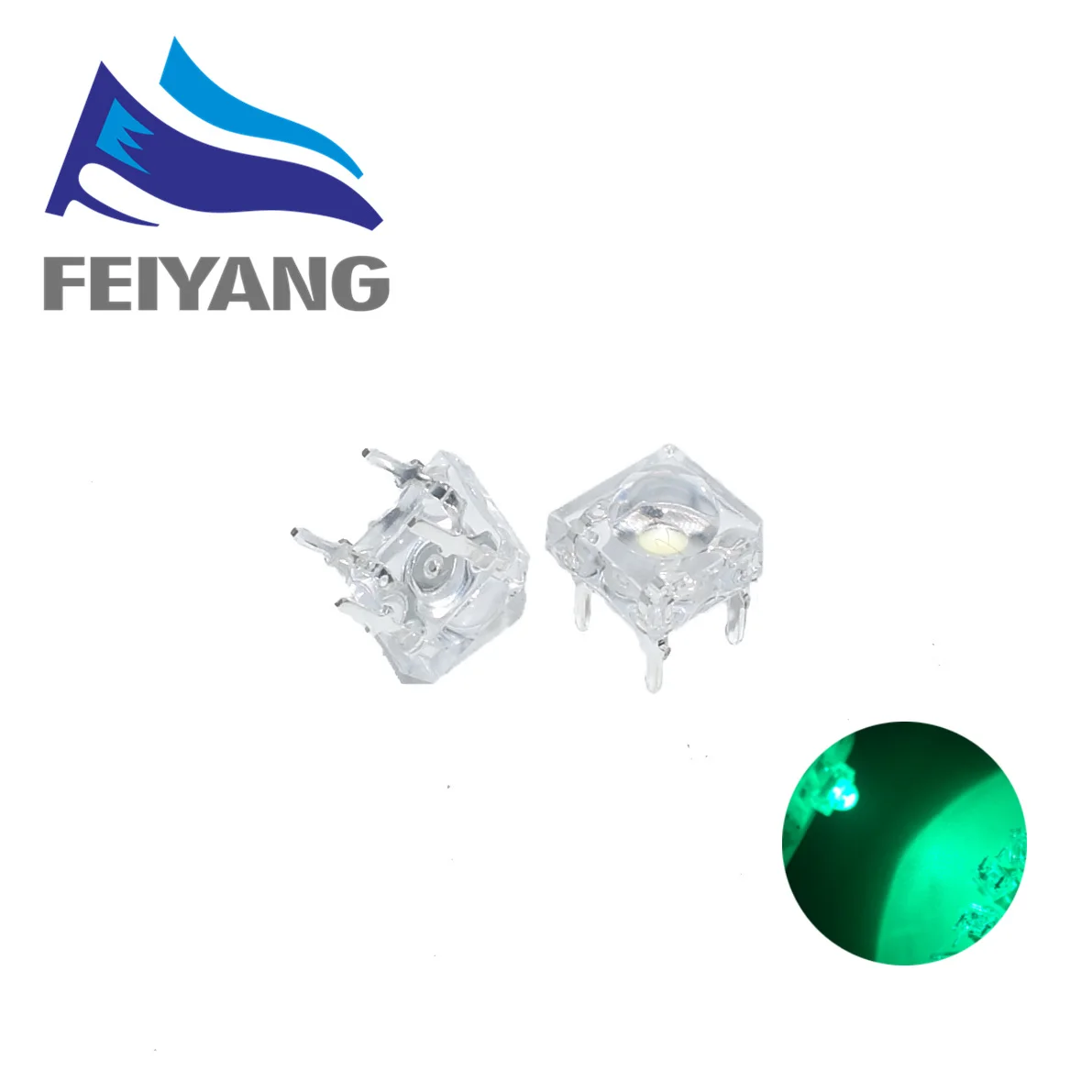 Светодиодные Автомобильные лампы 100 шт. 5 мм красный зеленый синий белый желтый