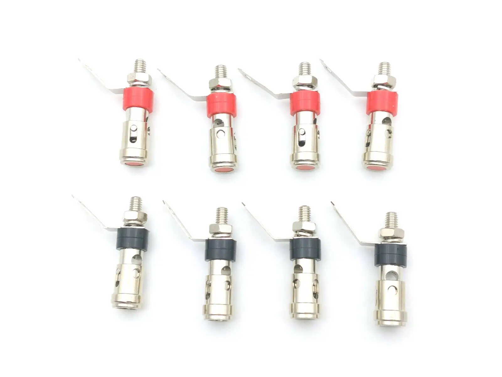 50 шт покрытые серебром мини 2 мм зажимный винт аудио усилитель Терминал с