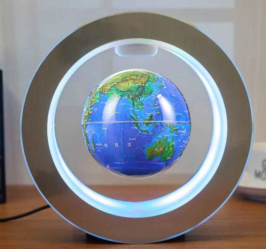 6 &quotМагнитный левитационный географический Глобус плавающий карта мира Telluride