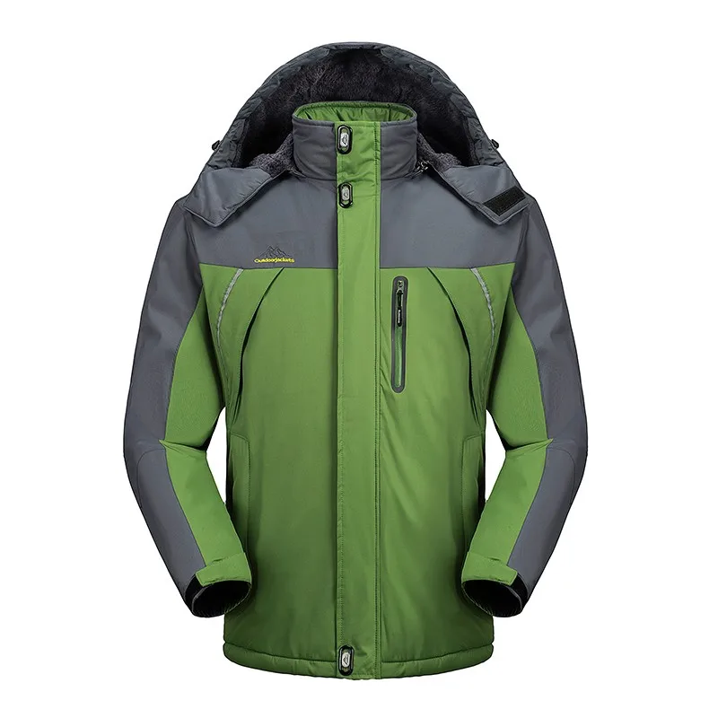 30 C FIT плюс толстый бархат вниз& парка пальто 6XL 7XL 8XL 9XL зимняя куртка мужская водонепроницаемая ветрозащитная chaquetas hombre