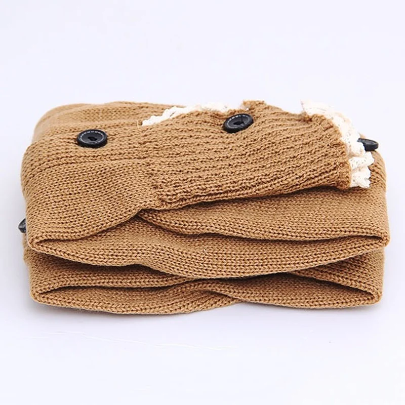 Новинка женские вязаные крючком чулки гетры Обложка для ботинка кружевные