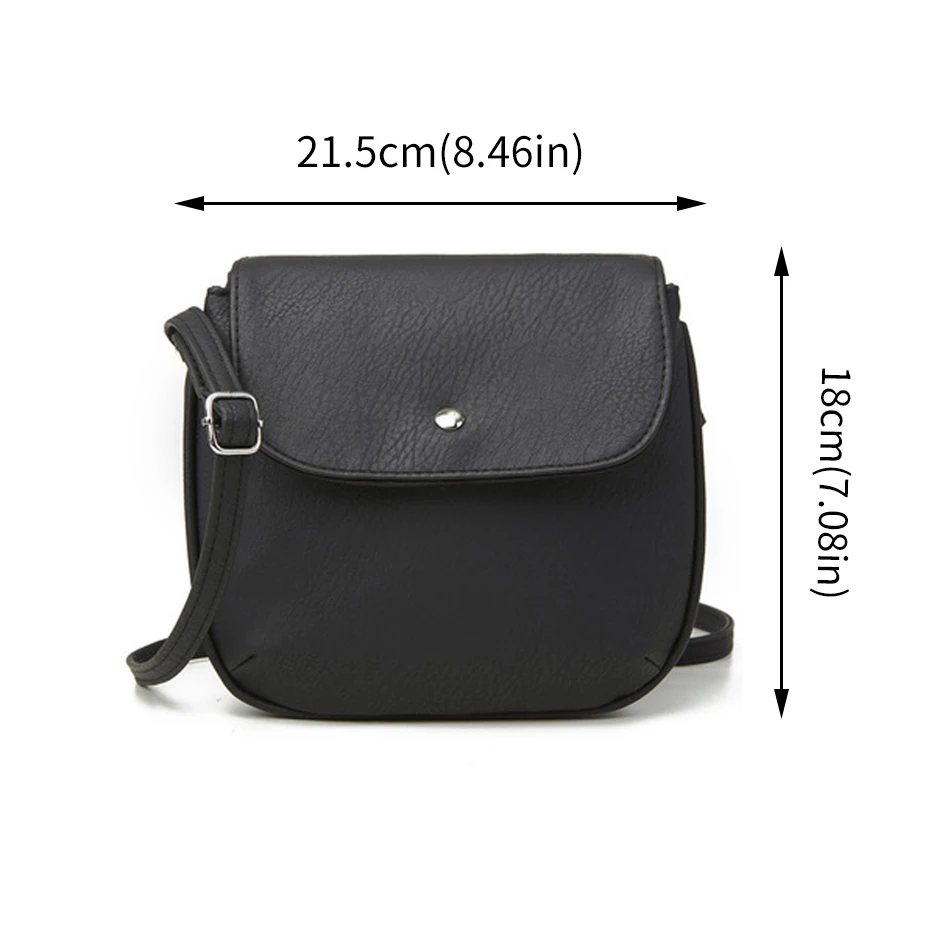 

New Shoulder Bag For Women High Capacity Solid Color Leather Trap Bag Mobile Phone Big Card Holders Wallet Handbag Pockets Girls