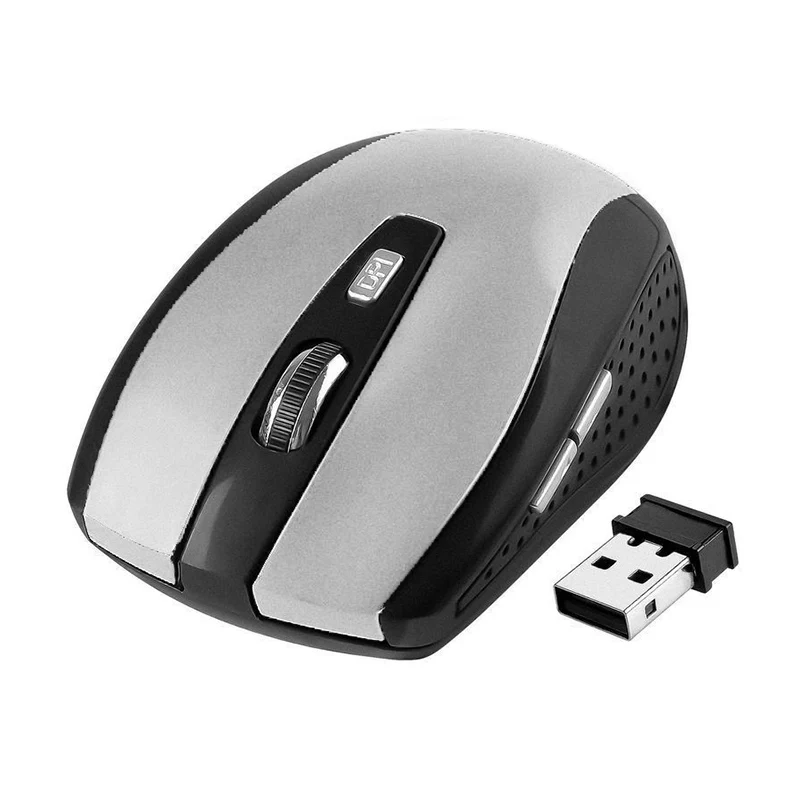 USB оптическая беспроводная компьютерная мышь 1600 DPI 2 4G приемник прочная
