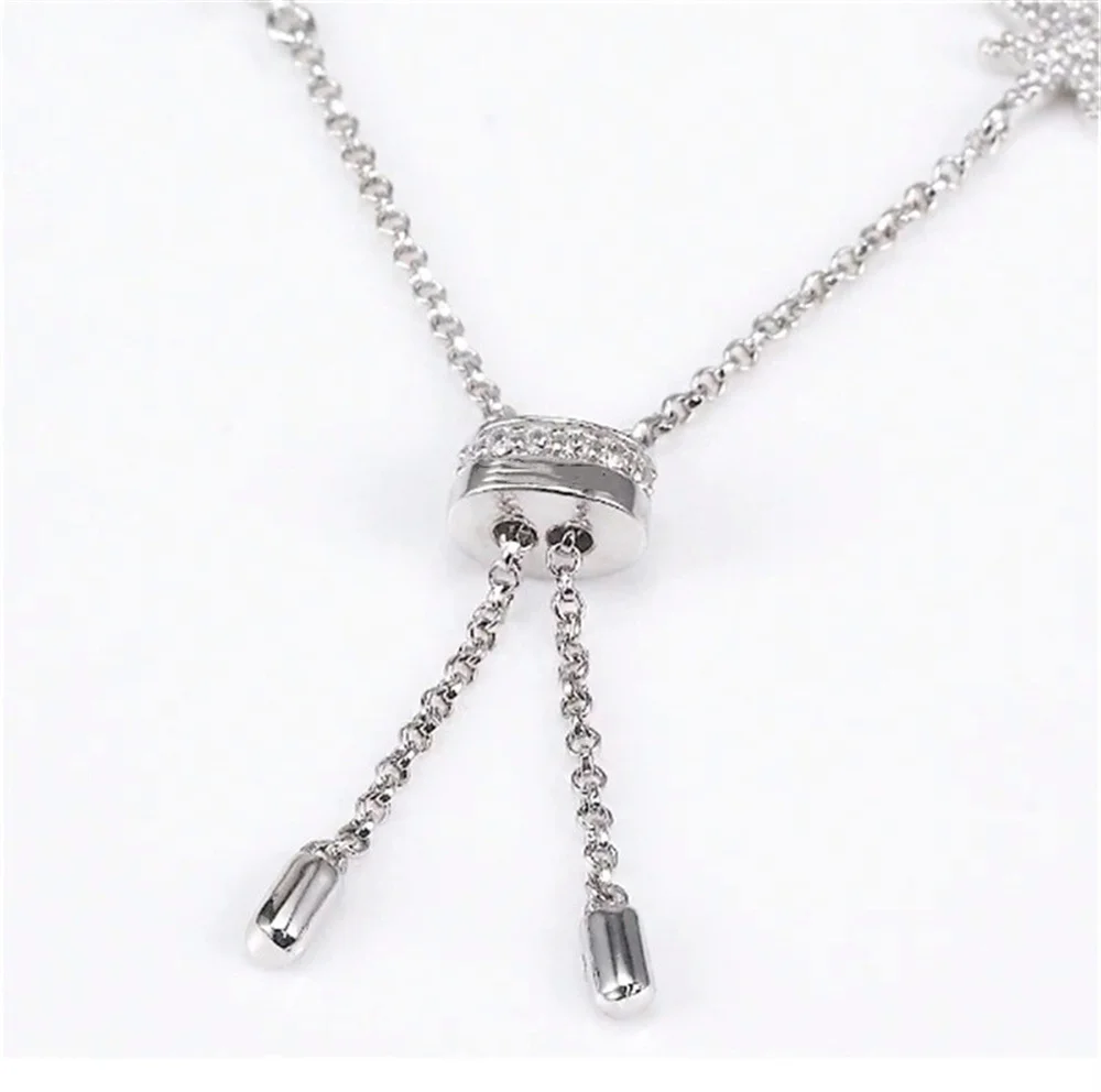 

Fashionable classic hot style 925 sterling silver multi-meteor adjustable women's bracelet