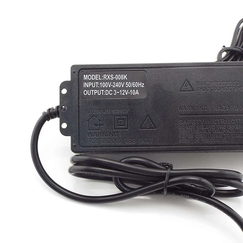 Источник питания переменного тока в постоянный ток Регулируемый адаптер экран