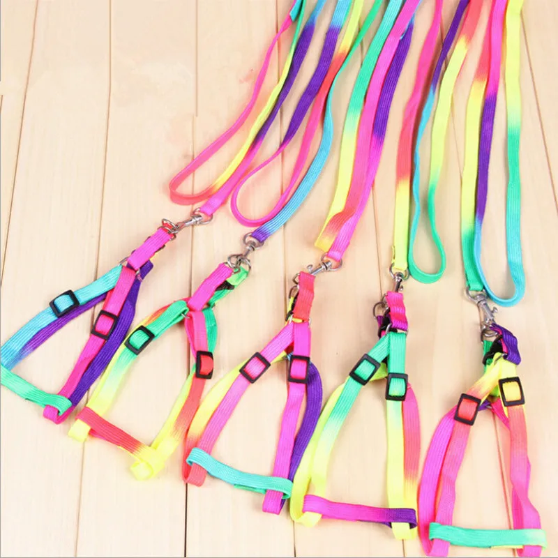 Цветные цветные поводки для домашних животных специальные нейлоновые