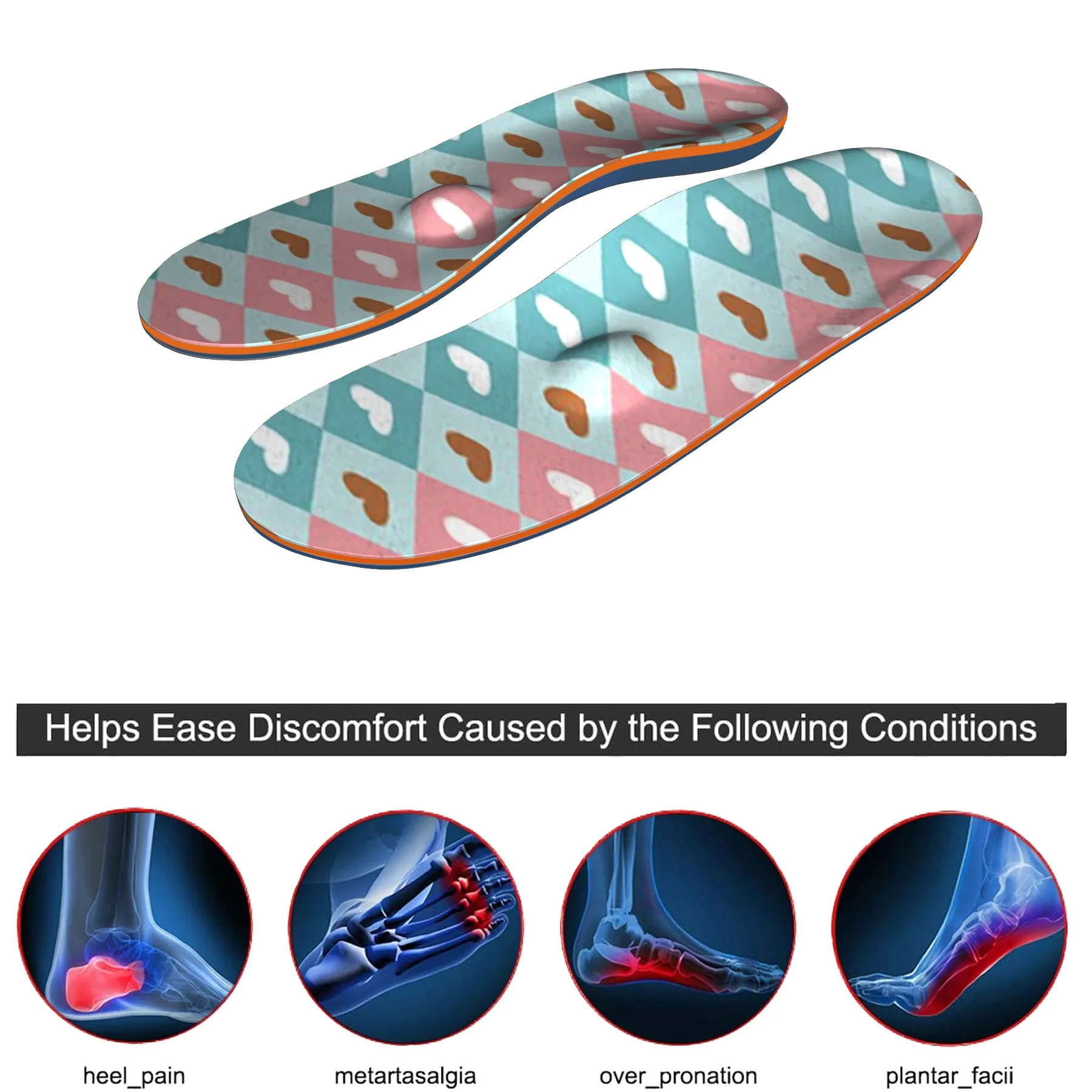 Powder Blue, Wild Plantar Fasciitis, Metatarsal Arch Support, Orthopedic Insoles, Sports Soles, Flat Foot Pain, Heel Spur Orthop