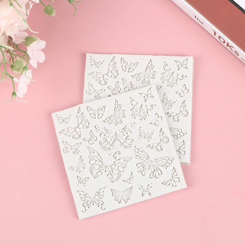 

Силиконовые формы в виде цветов, бабочек, украшения для торта