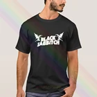 Классическая черная футболка Sabbath, новинка 2020, Мужская популярная летняя футболка унисекс с коротким рукавом