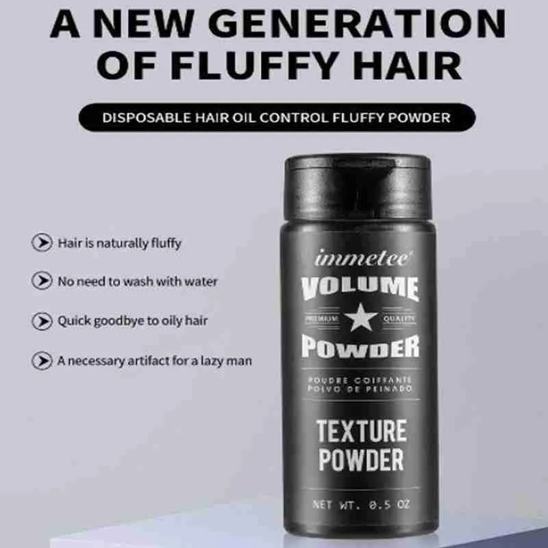 Пушистая пудра для волос 1 шт. пушистая мужчин и женщин подходит жирных делает