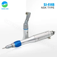 sj dental low speed handpiece kit blue ring external water style contra anglemotorstraight polishing brush dentistry tools