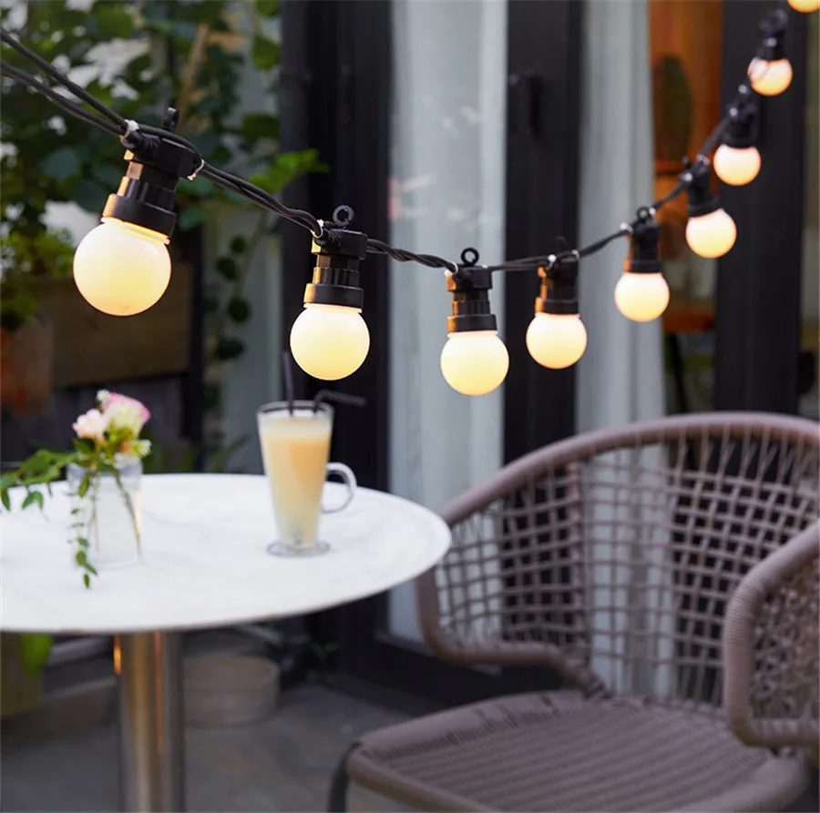 5 м 10 гирлянда глобусная лампочка светодиодные гирлянды IPP4 Водонепроницаемый