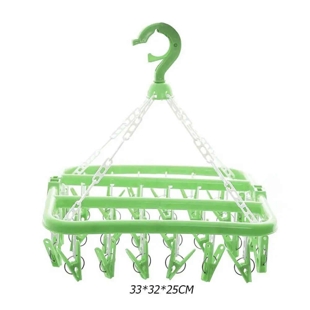 32 зажима многофункциональный портативный держатель для носков полотенец