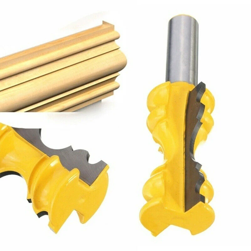 

Crown Molding Router Bit Cutting Engraving Woodworking Flush Carpentry