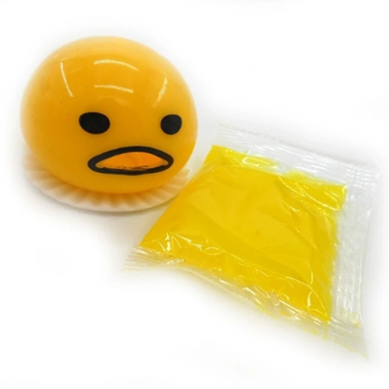 Снимает стресс игрушки 1 шт. яичный желток мячик для снятия стресса с желтым гопом