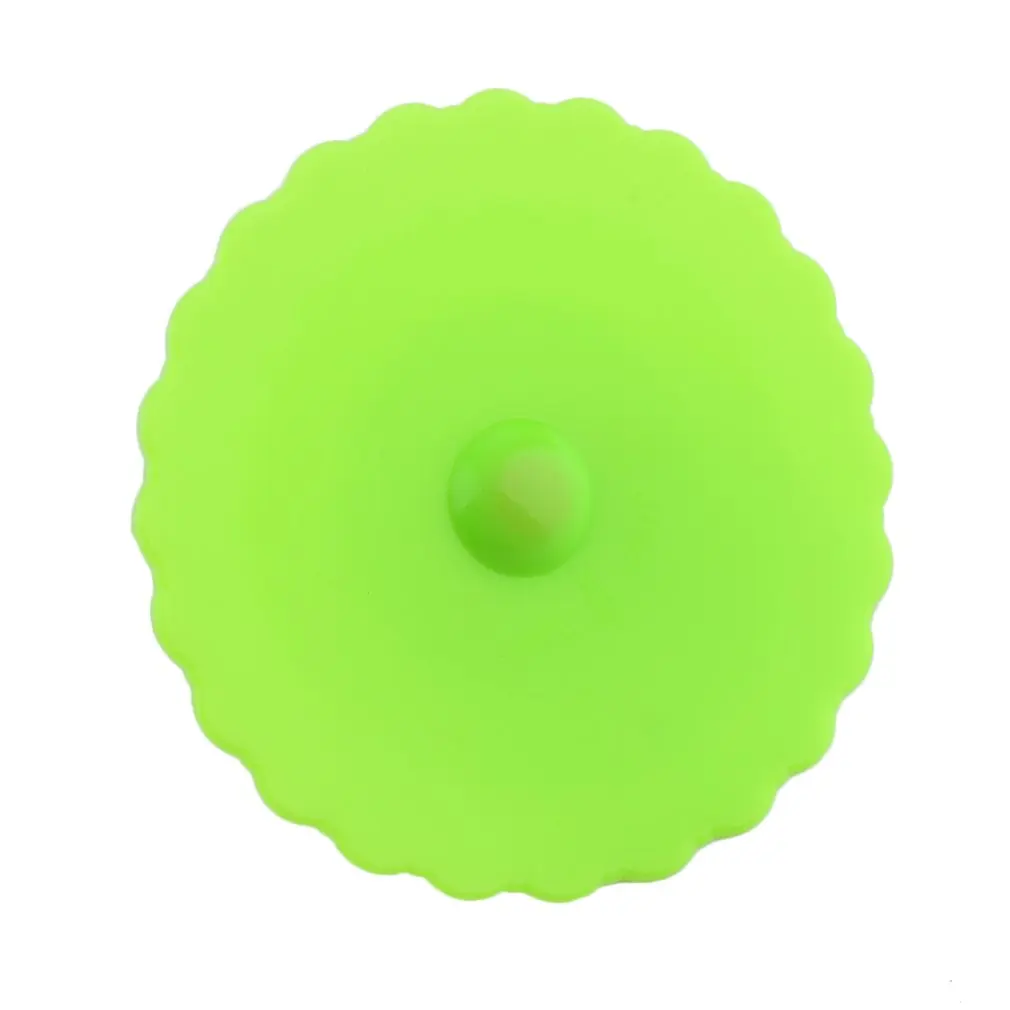 3 цвета милая противопыльная силиконовая стеклянная крышка для чашки кофейная