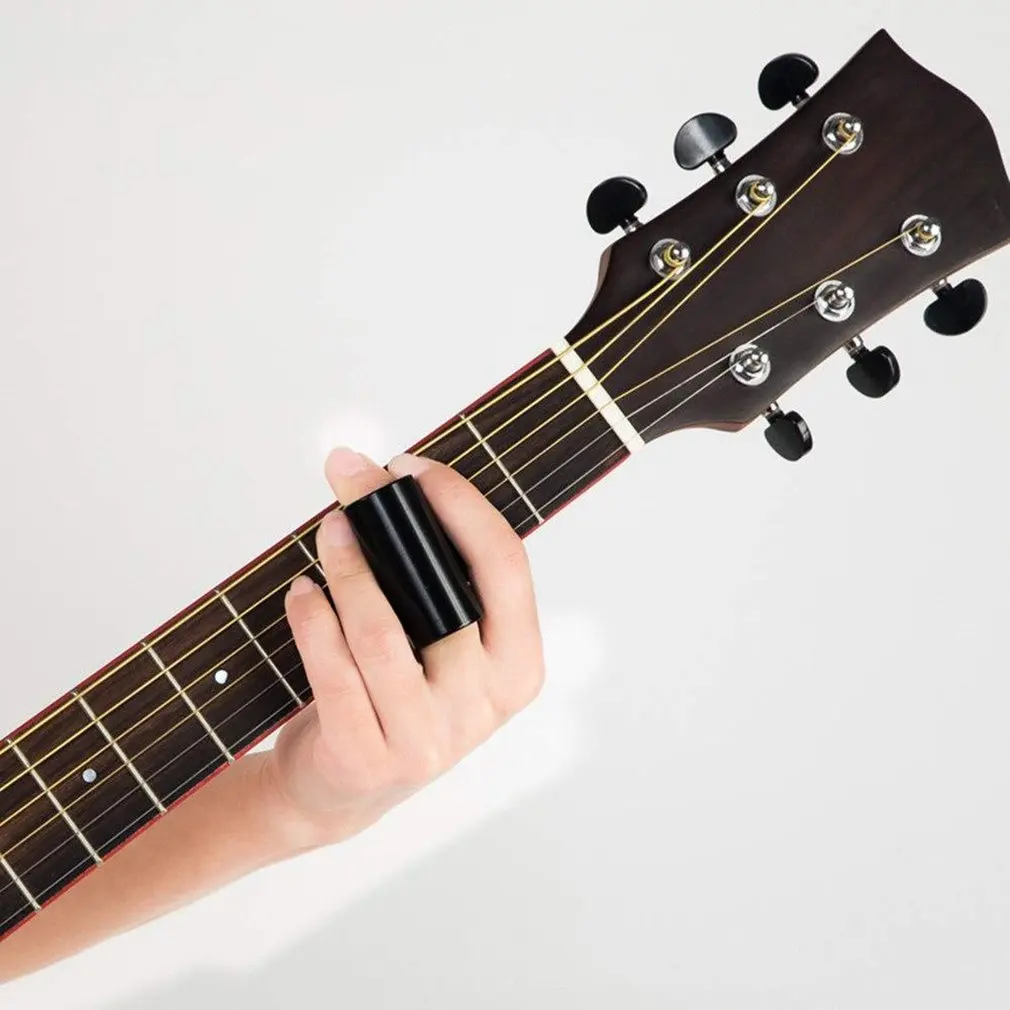 

Guitar Accessories Guitar Finger Cover Slider Electric Metal Slider Glass Tube Silicone Material Stick