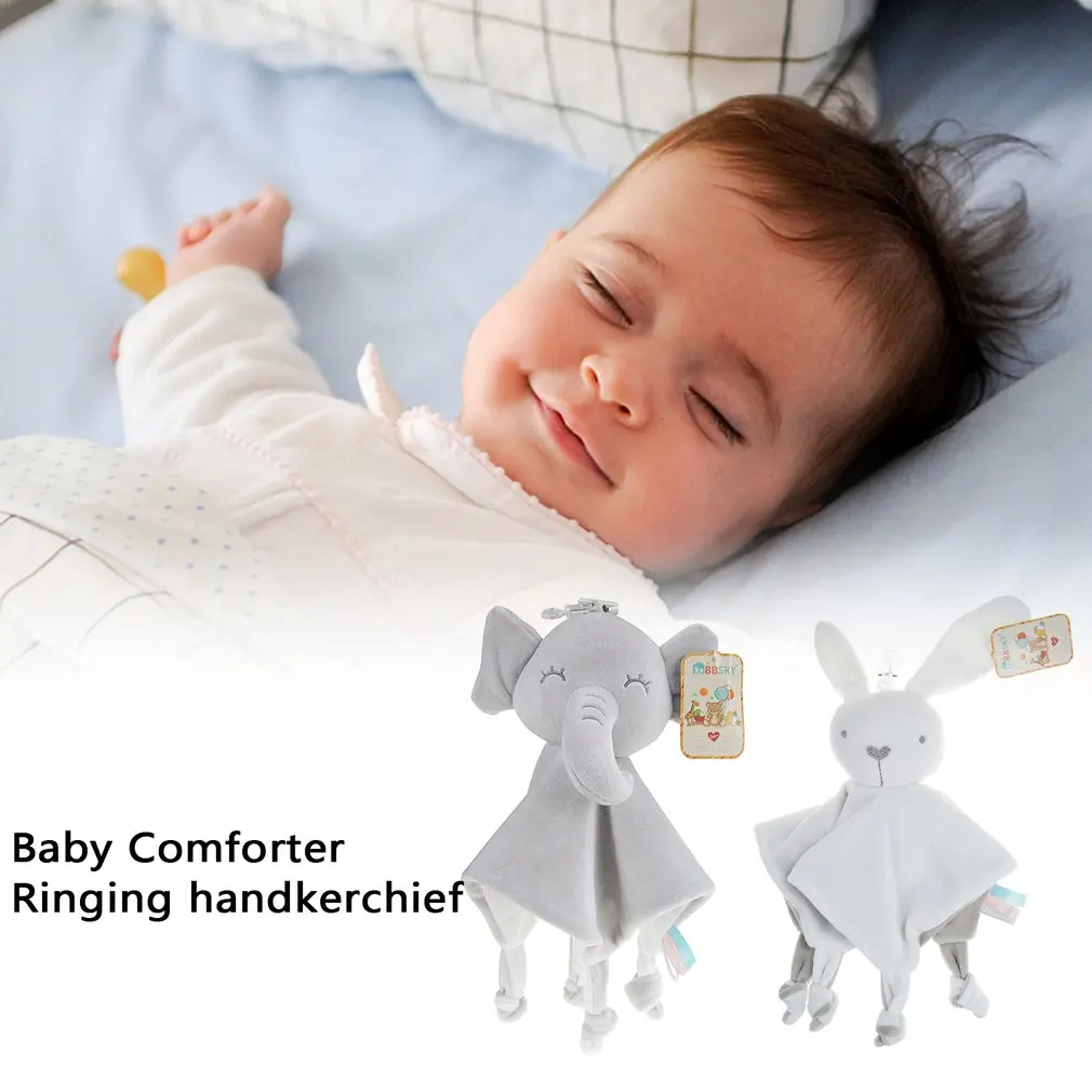 

Baby Sleeping Toy Stuffed Toy Animal Toy Comfort Towel Rattle Handkerchief Newborn Baby Soft Toy For Baby