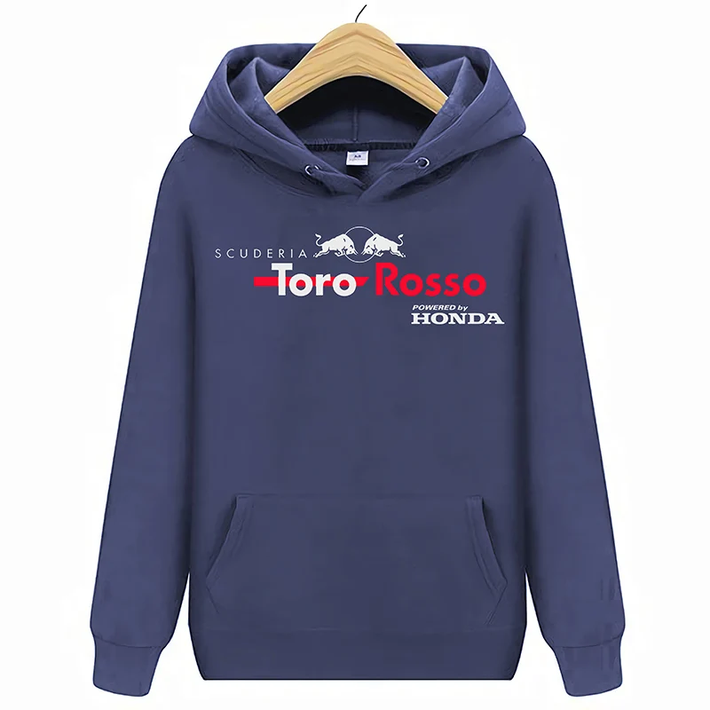 Тёмно-синий SCUDERIA TORO ROSSO HONDA толстовки Вдохновленный Размер S-3XL - Цвет: Тёмно-синий