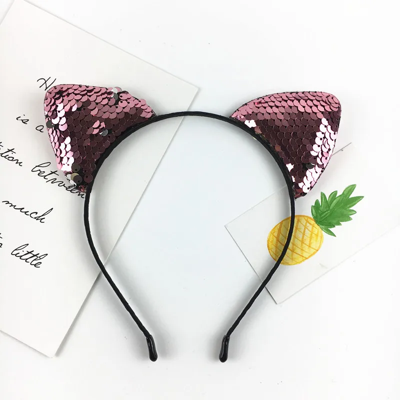 

Ins cute cat ears headband child adult photo decor for hair hair accessories headbands for women with bright hair