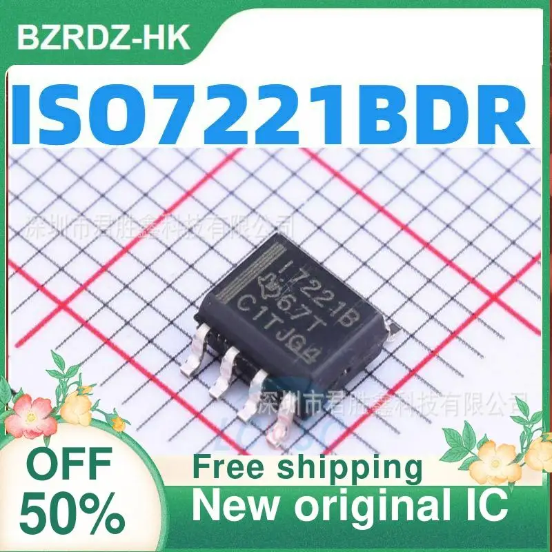 

1-20 шт., ISO7221BDR I7221B 17221B SOP8, новый оригинальный IC