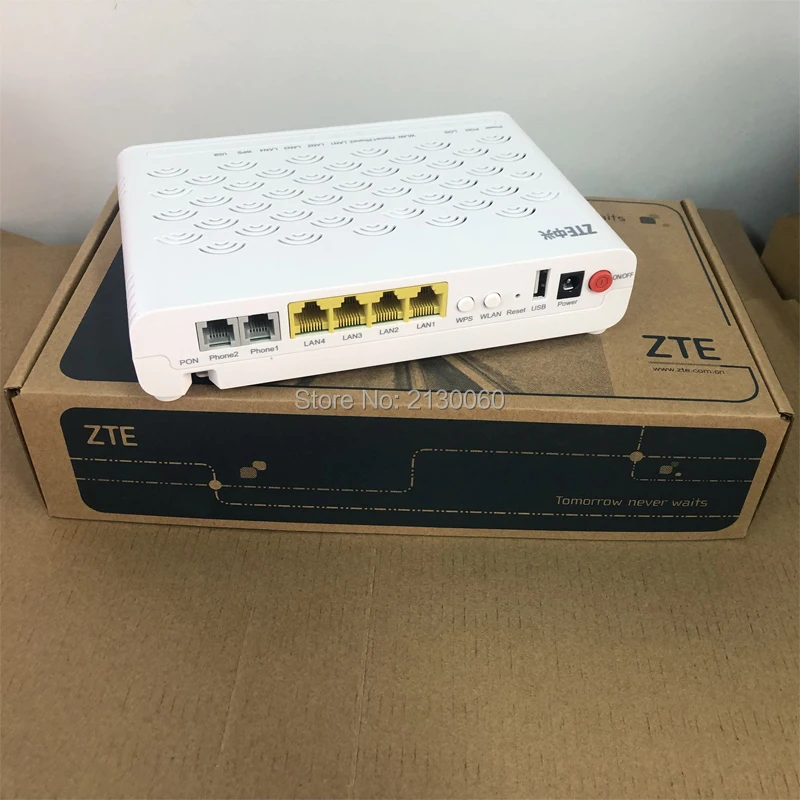 Горячая Распродажа 5 0 версия ZTE F660 GPON ONT 4FE + 1TEL 1USB WIFI английская прошивка