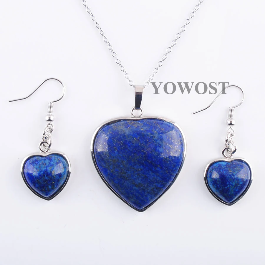 Женское ожерелье с подвеской серьги-кольца бусы для вечеринки любовным сердцем