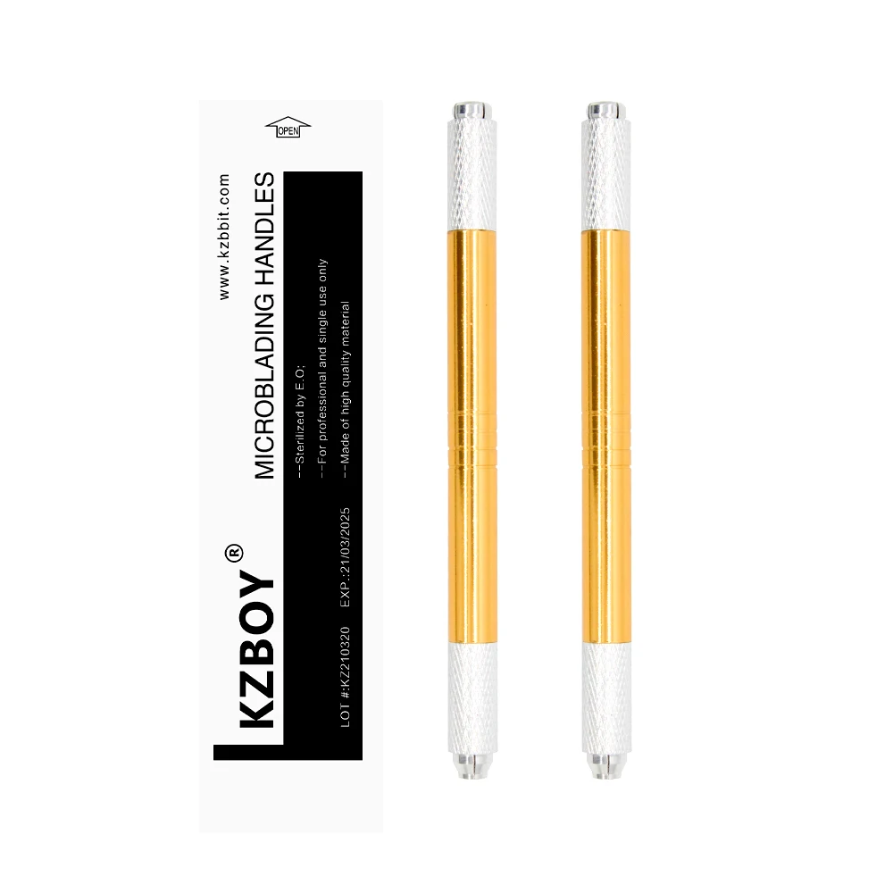 KZBOY 20PCS New Double Head Top Quality Microblading Pen Tool with Independent Sterile Packaging for Eyebrow Lip Eyeliner