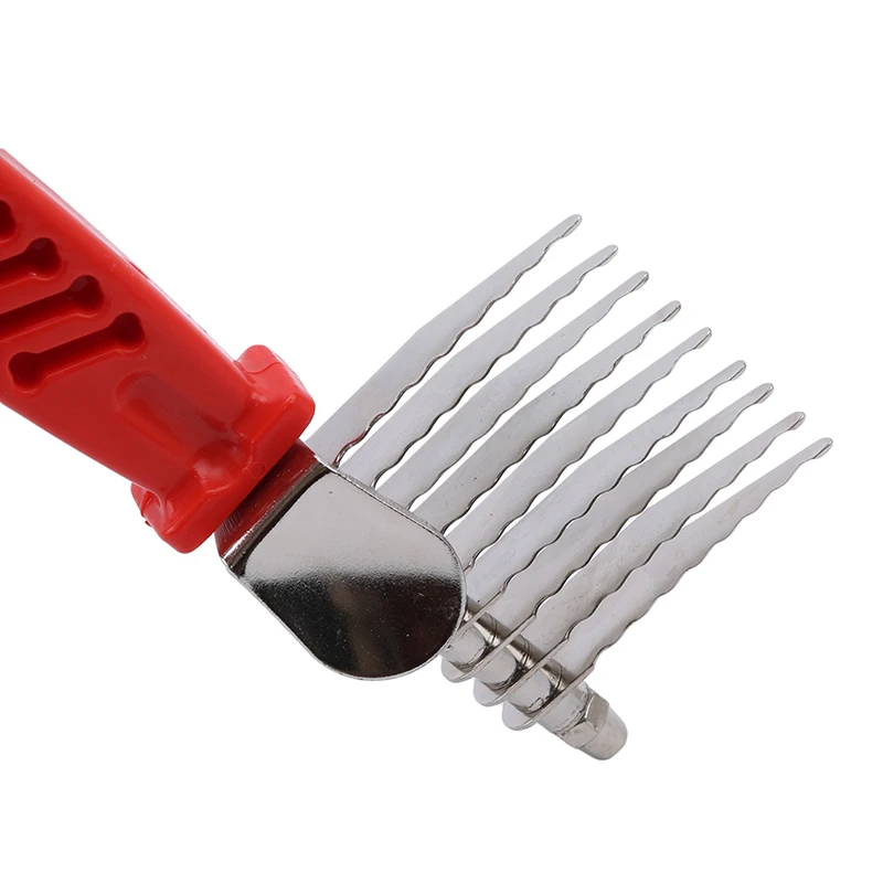 

Stainless Steel Dog Pet Hair Grooming Comb Remove Groom Rake Brush Pet Accessories Comb Professional Cleaning Hair Trimmer Brush