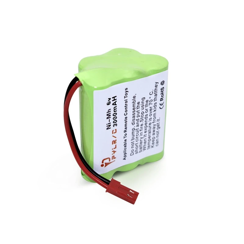 6v 3000mah Rechargeable Battery For Rc toys Cars Tanks Robots Gun AA NI-MH Pack Boats With JST Plug | Игрушки и хобби