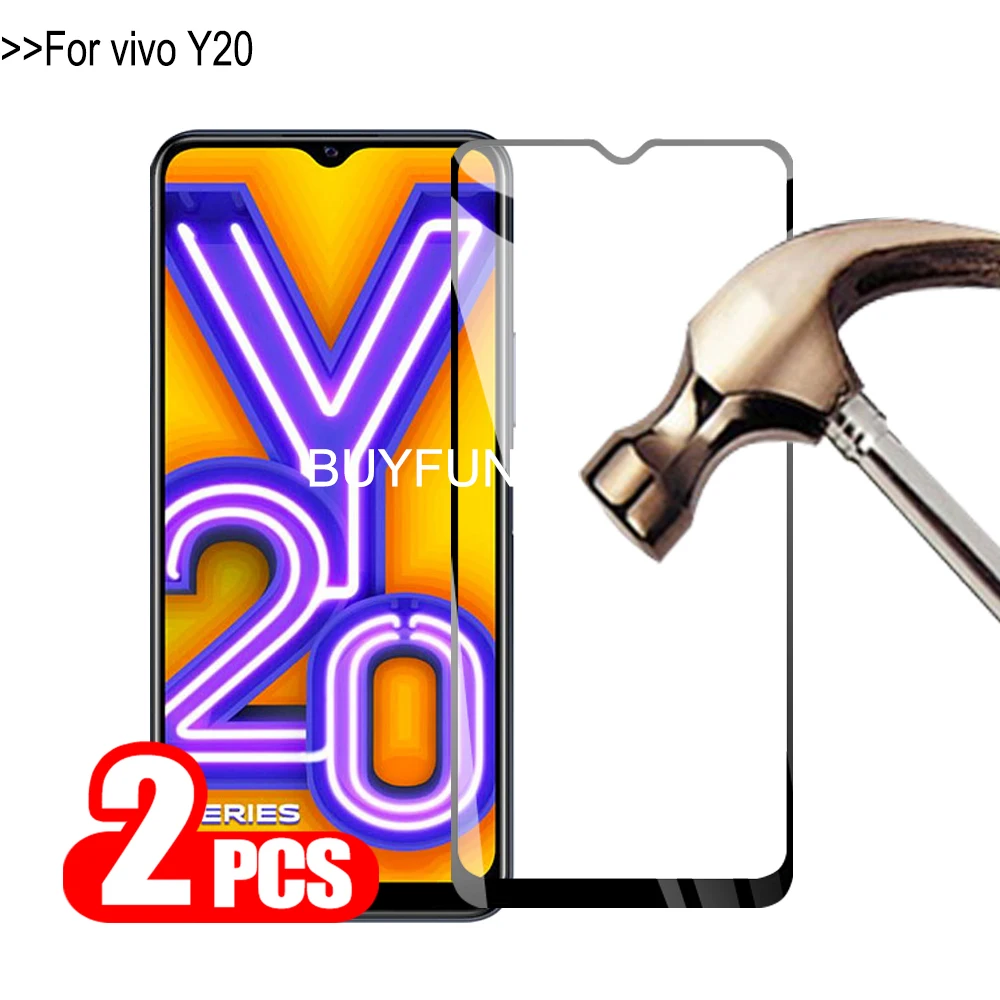 

Защитное стекло HD для Vivo Y20, 2 шт.