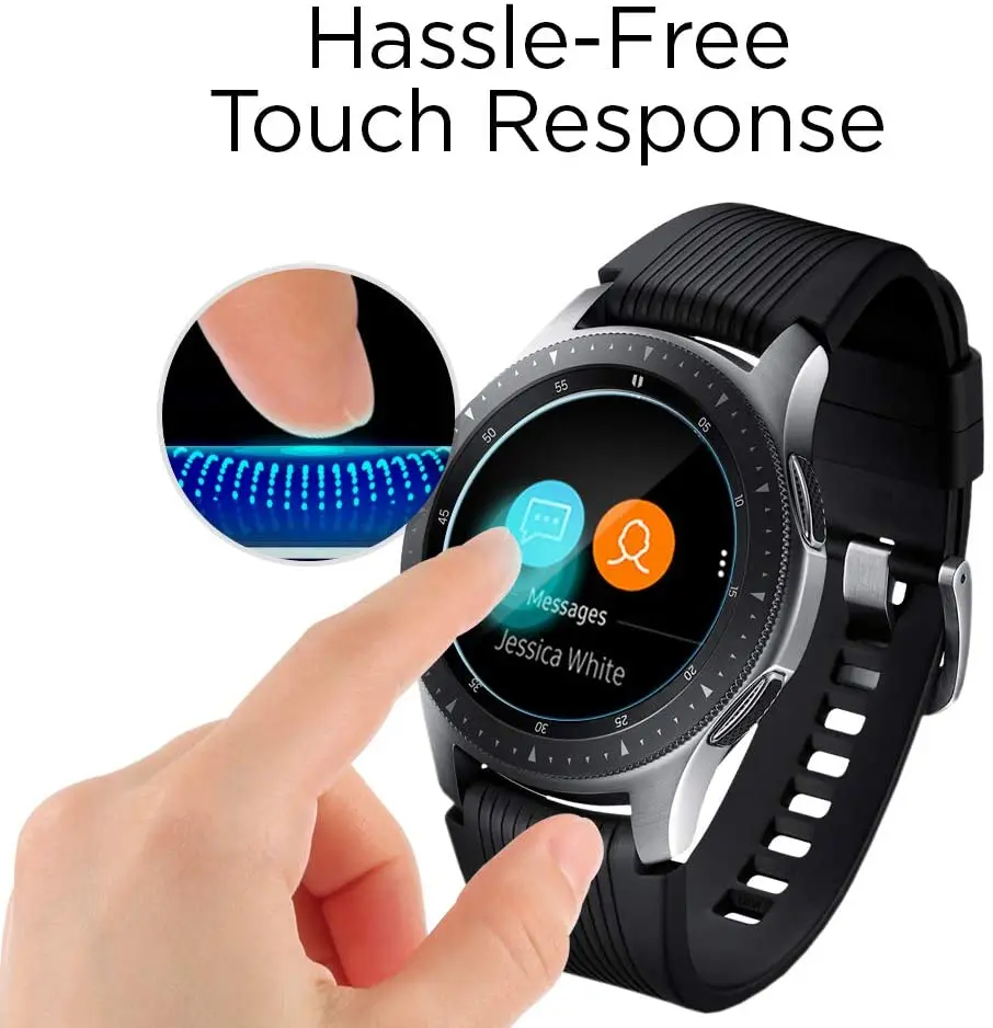 6 шт. Защитное стекло для экрана Samsung Galaxy Watch 46 мм 42 защитная пленка из закаленного