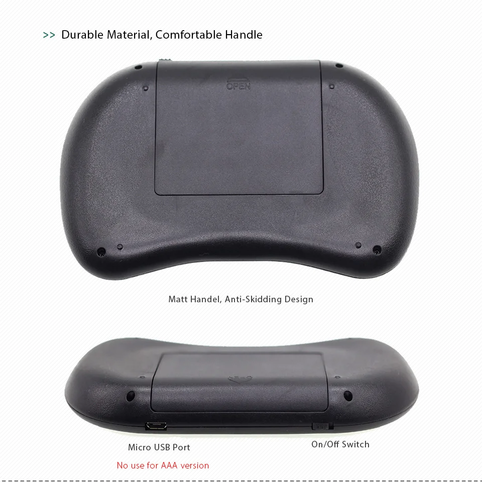 Беспроводная мини-клавиатура с подсветкой 7 цветов i8 Air Mouse тачпадом для Android TV Box