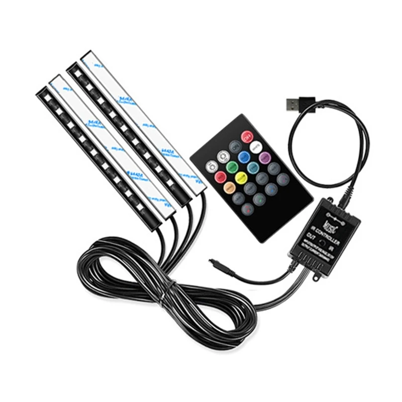 A0NE Voice Activated Pickup Rhythm Light Creative Colorful Sound Control Ambient Atmosphere Lamp Music Indicator Car Foot LED | Автомобили