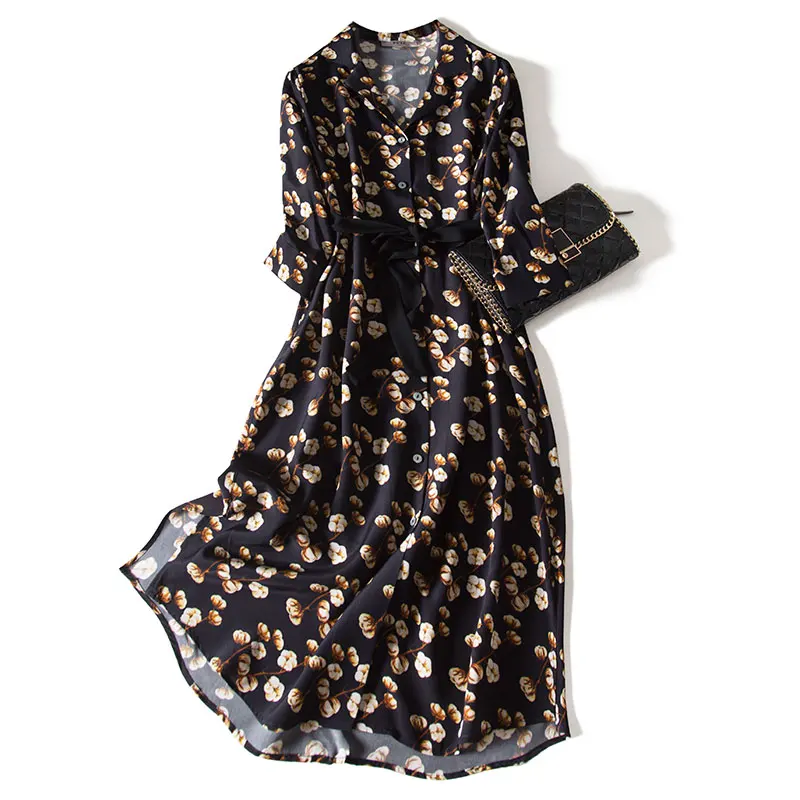 Дизайнерские женские платья 2020 высококачественные винтажные с принтом а силуэта