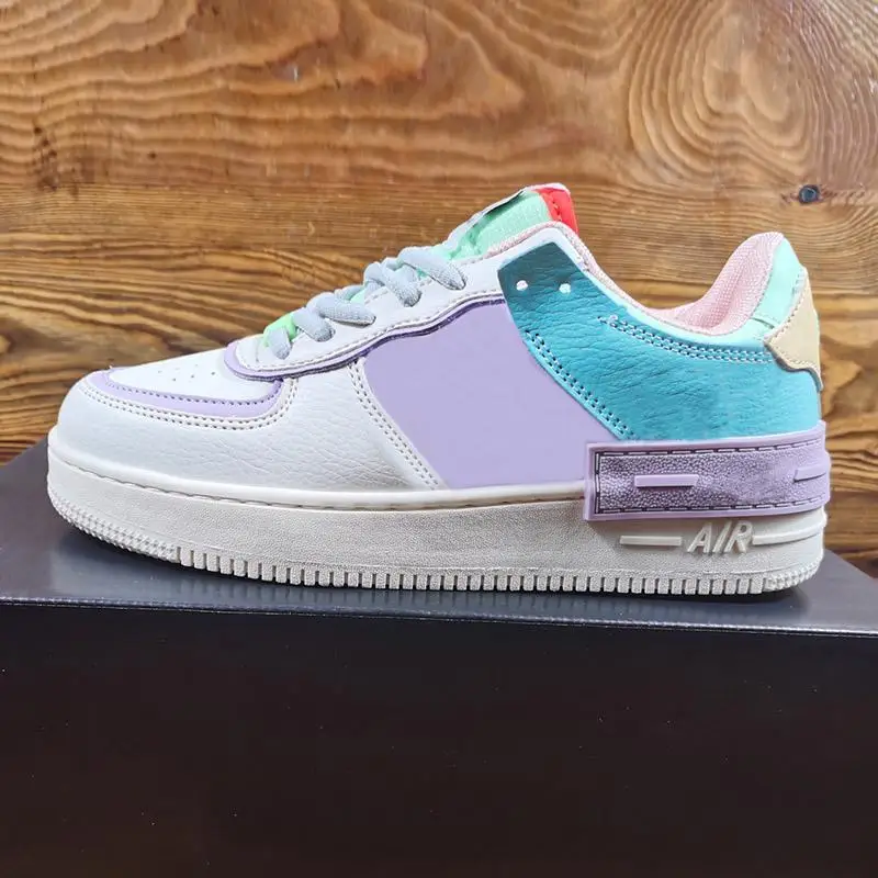 

2021 Air Forced Women Flat Sneaker Men Sports Trainer AF1 Low Shadow Casual Skateboarding Shoes Leather Couple Sneakers