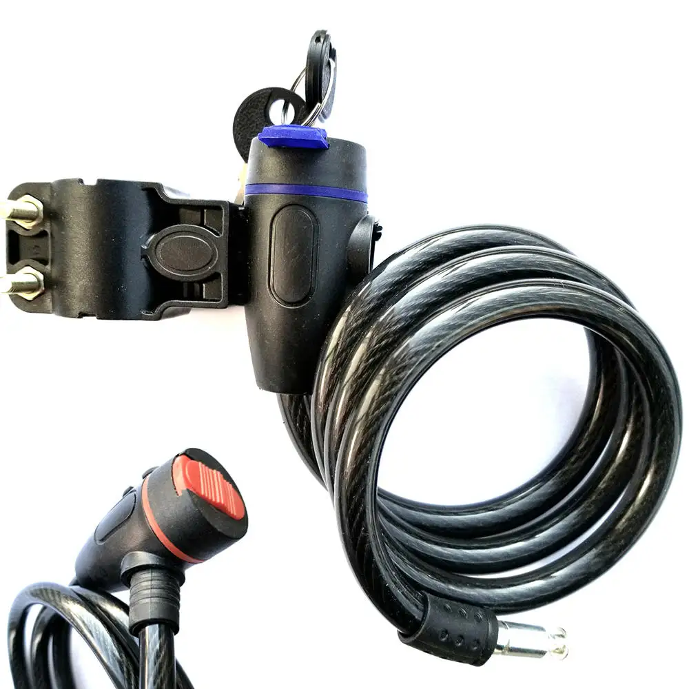 Универсальный Противоугонный MTB велосипедный замок из нержавеющей стали
