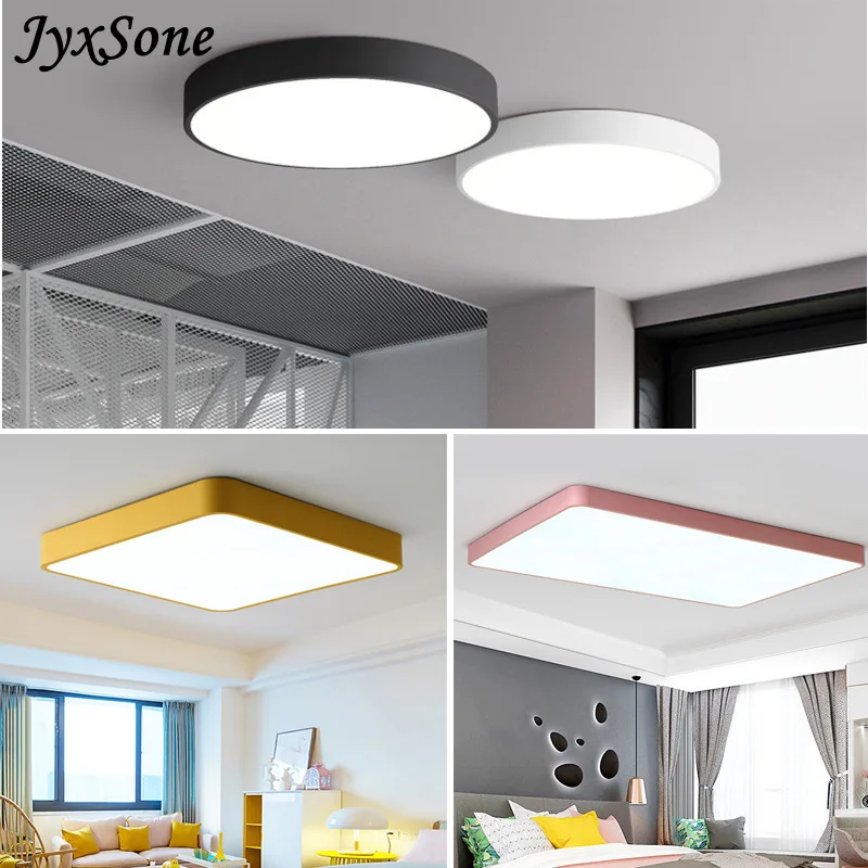 Modern Minimalist LED Ceiling Lamp Round Wrought Iron Bedroom Lamp Living Room Lamp Creative Personality Study Restaurant Balcon nordic acrylic led ceiling lamp lighting modern minimalist wrought iron ceiling lights bedroom restaurant hotel cafa loft lamp