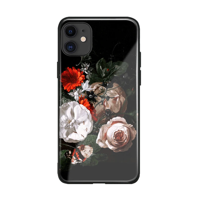 Мягкий силиконовый чехол для телефона Rachel Ruysch с цветочным рисунком iPhone6 6s 7 8 Plus X XR