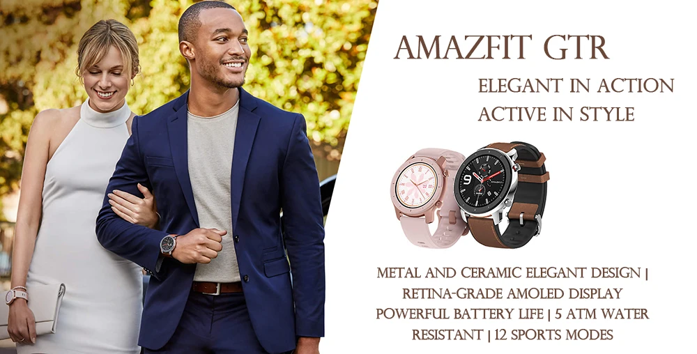 Глобальная версия Amazfit GTR 42 мм Смарт-часы AMOLED дисплей 5ATM женские и мужские умные часы gps и ГЛОНАСС BT5.0 для Xiaomi Phone IOS