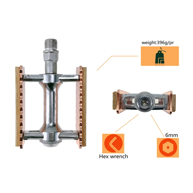 Велосипедные педали pвелоспорт FX1 ультралегкие из алюминиевого сплава для горных